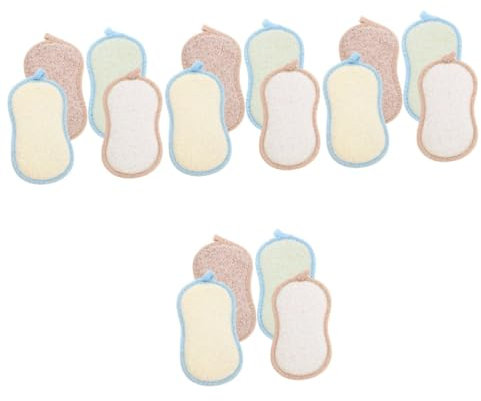 minkissy 24pcs Reusable Cleaning Sponges Bathroom Multi-Function Household Scrub Sponge Convenient Kitchen Dish for Cleaning Tasks