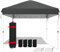 Relax FIELD Pop up Pavillon 3x3 Wasserdicht Stabil Winterfest, Faltpavillon mit Gewichte, Pavillon Faltbar Höhenverstellbar mit Tasche mit Rollen, Partyzelt UV Schutz 50+, Gartenzelt, Dunkelgrau