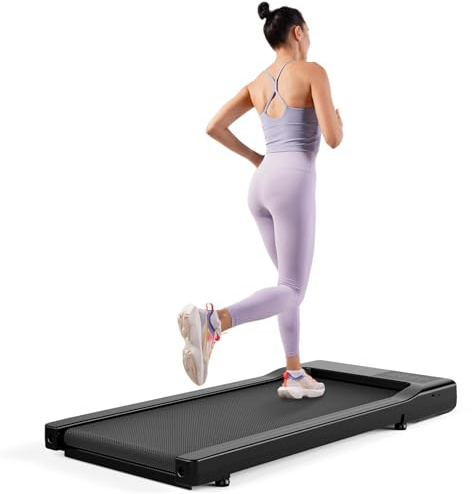 Lacuffy Walking Pad 2.5 PS Laufband für Zuhause mit App Steuerung Max 136/159kg Laufband Schreibtisch für Zuhause und Büro Ausgestattet mit Experten-Trainingskursen & Multi-Runner-Rennen