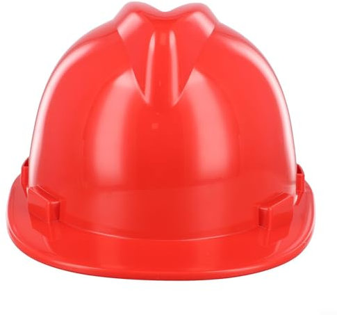 Casco de seguridad de ingeniería V-Type ABS Construcción Casco duro ajustable Protección ligera bajo centro de gravedad Almohadilla suave para cejas (naranja)