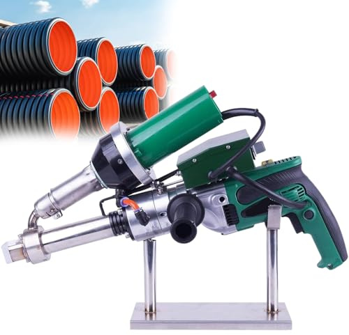 GESAIDES Upgraded Plastic Welder, Plastic Welding Kit, Handheld Plastic Extruder Welder, Hot Air Plastic Welder, PP HDPE LDPE Pipe Welding Machine