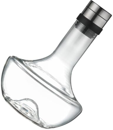 Cabilock Decantador de Vino de Vidrio Decantador Rápido de Vino para Servir Adecuado para Cenas Caseras