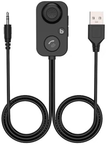 Adattatore wireless per auto Bluetooth 5.0 USB AUX Ricevitore wireless automatico Audio 3,5 mm USB modulatore FM per vivavoce amplificatore auto altoparlante cuffie