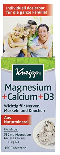 Kneipp Magnesium + Calcium + D3, 1er Pack (1 x 170 g)