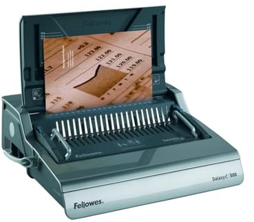 Fellowes 5622101 Profi Büro Plastikbindegerät Galaxy-E 500 platin/schwarz