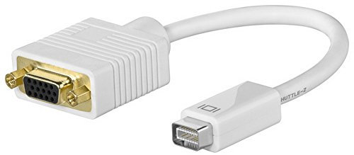 Wentronic - Adaptateur de Mini DVI vers entrada VGA, Couleur Blanc