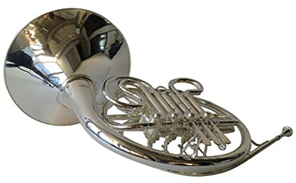 Symphonie Westerwald Waldhorn/Doppelhorn/French Horn in Bb/F, echt versilbert, inkl. Luxus-Hartschalenkoffer und Zubehör, Neu