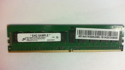 Memoria RAM Micron ECC Registered DDR4 8GB 1Rx4 2133MHz PC4-17000 RDIMM MTA18ASF1G72PZ-2G1