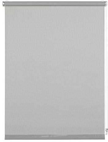 Gardinia Rollo zum Klemmen oder Kleben, Tageslicht-Rollo, Blickdicht, Alle Montage-Teile inklusive, EASYFIX Rollo Magic Screen, Grau, 60 x 150 cm (BxH)