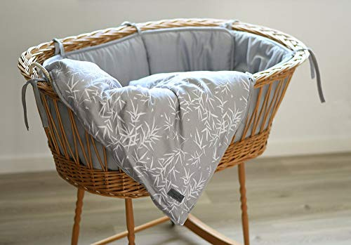 Manostiles Danish Design Baby-Bettwäsche, Bio-Baumwolle, Wolfsgrau