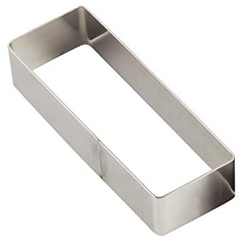 1Pc Stainless Steel Cookie Cutter Rectangle Shapes,Pineapple Cake Cutter Mold Rectangle Shape Mini -M:160 * 40 * 25mm