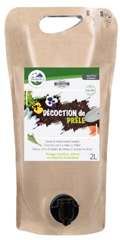 Terra Nostra - Décoction De Prêle - Concentré Pouch 2L - Produits Naturels - Préparation Traditionnelle - Utilisable en Agriculture Biologique -Fabriqué en France 2 L