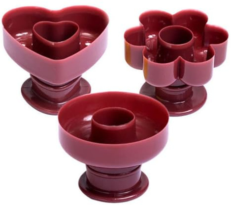 Diy Machine Mold 3pcs Plastic Donut Baking Mould Sturdy Pp Material Versatile for Daily Baking