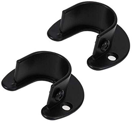 KAFENDA 2-teiliges Kleiderstangengestell zur Wandmontage, Gardinenstangenhalter, Duschvorhangstangenhalterung für Kleiderstangen mit einem Durchmesser von 1,26 Zoll