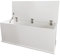 VDD Coffre de rangement bois - coffre à jouets - coffre à couvertures - largeur 100 cm - blanc