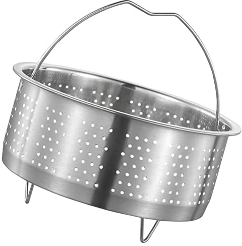 BESTonZON Cestello per Cottura A Vapore in Acciaio Inox Cestello per Cottura A Vapore 14 Cm per Pentola A Pressione Inserto per Cottura A Vapore per Cottura A Vapore Cremagliera per