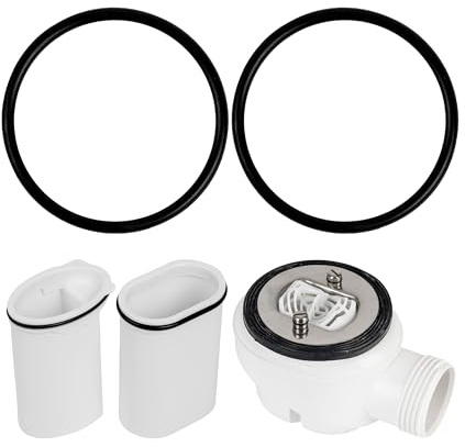 Ersatz Tauchrohr Dichtung, 2 Stück, kompatibel mit Viega Domoplex Tauchrohr Modell 6928.1-821 Artikel 290 856 und 317 232 für Baureihe bis 1996 und ab 2015, AD 34 mm ID 32 mm 2 mm Dicke, Dichtring Set