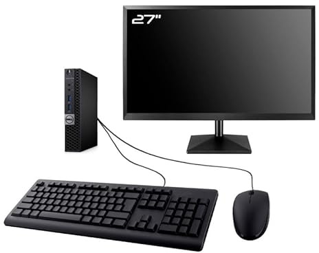 PC Dell Optiplex 5050 Micro Ecran 27 Intel I5-6500T RAM 8Go SSD 2To W11 WiFi (Reconditionné)