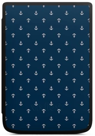 DeinDesign Coque pour liseuse Compatible avec Vivlio Touch HD Plus Etui pour liseuse Protection pour liseuse Ancre Voile Motifs