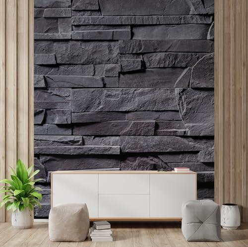 wall26 Wall Sticker/Wall Mural Sand Square Rock Background, Not Peel and Stick, Non-Woven Wallpaper Decorative for Bedroom, Living Room, Office - 120x96 inches