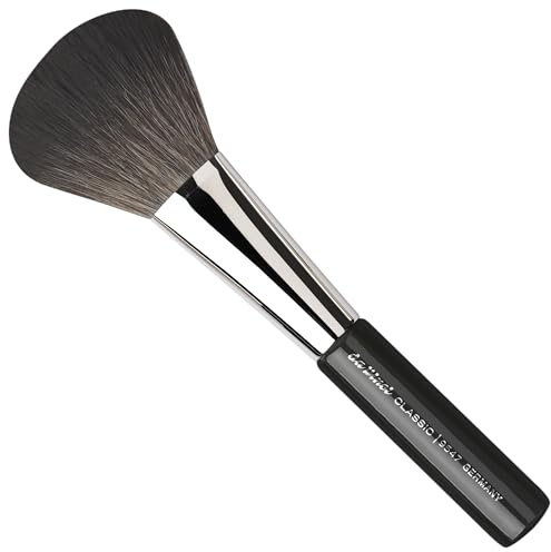 da Vinci, CLASSIC Puderpinsel oval, vegan, Kunstfaser, für losen & gepressten Puder, gleichmäßiger Auftrag, weiche Übergänge, mattierend, Kosmetikpinsel, Handmade in Germany | Extrafeine, füllige Kunstfasern – für einen gleichmäßigen, natürlichen Puderauftrag mit weichen, zarten Übergängen.