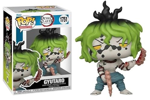 Funko Gyutaro with Blood Sickles + Pop Protector: Demon Slayer Pop! Animation Vinyl Figure (Gift Set Bundled with ToyBop Brand Box Protector Collector Case)