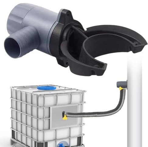 Collecteur d'eau de pluie, tuyau de descente 70-100 mm, collecteur d'eau de pluie Speedy pour citernes de pluie