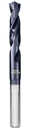 Hilpaty Foret Metal Hélicoïdaux, HSS Forets Meche Metal Professionnel Foret à Mèche M35 HSS-Co à Revêtement AlTiN, Standard DIN 338 (14mm)