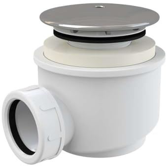 Dusche Ablaufgarnitur DN 60 Ablaufbogen Geruchsverschluss Siphon Sifon Duschtassse Garnitur Chrom