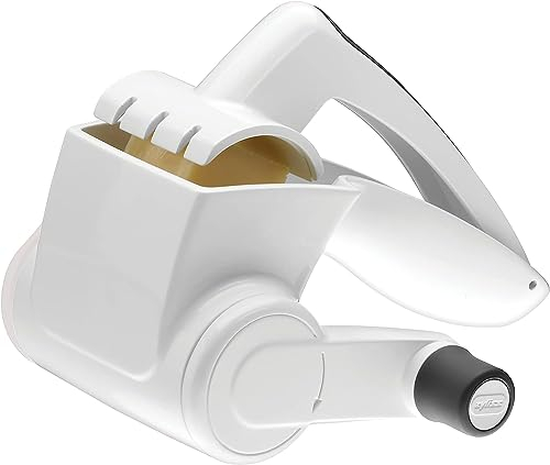 ZYLISS KC-08120 Râpe à fromage rotative classique certifiée NSF, acier inoxydable 18/8, blanc, E900020U