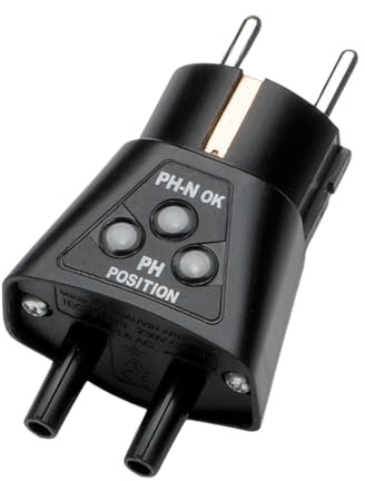 CHAUVIN ARNOUX C.A 751 Adapter zur Messung an Schutzkontakt-Steckdosen, P01.1019.97Z, Schwarz