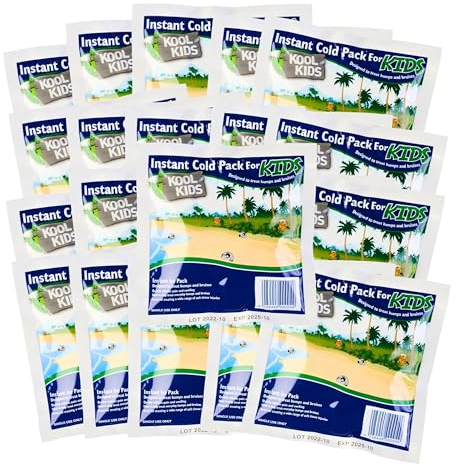 Koolpak Koolkids Instant Cold Ice Packs - Pack of 20