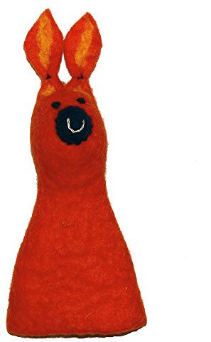 musimon Eierwärmer aus Filz - lustige Tiere - Handmade (orange)