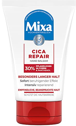 Mixa Cica Repair Hand Balsam, feuchtigkeitsspendende und intensiv reparierende Handcreme, 50 ml