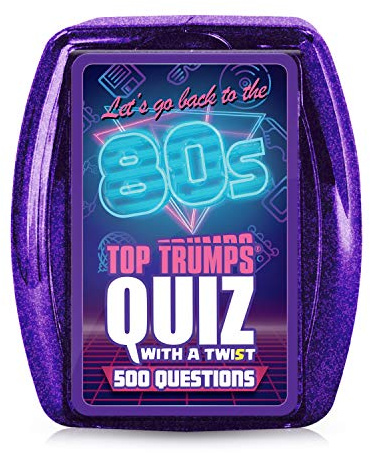Top Trumps 1980er Quiz-Kartenspiel - Let's Go Back to The 80s