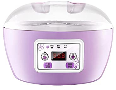 Máquina para hacer yogur, máquina eléctrica para hacer yogur con recipientes de yogur Máquina eléctrica automática para hacer yogur Fácil Máquina para hacer vino Máquina multifuncional Natto Machine