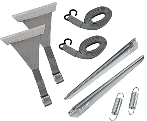 Storm Guy Set 2 x 4.8 m for Cassette Awnings, Awning Rail, Motorhome, Caravan, Storm Guy Rope, Storm Guy Set
