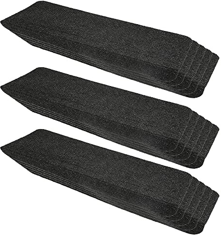 Lot de 15 Protection d'escalier, antidérapant et Autocollant - Tapis d'escalier pour intérieur,Naturel Tapis Marche escalier,Marchette escalier Anti Derapant escalier