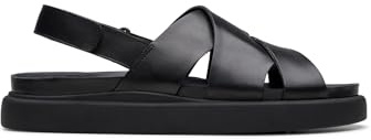 Clarks Aristella Sun Womens Black Leather, 8