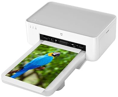 XIAOMI Instant Photo Printer 1S Set - Desktop Photo Printer, High-Resolution Image Quality, 6-inch/3-inch Photographic Paper and Ribbon Set, Instant Printing from Smartphone or Computer