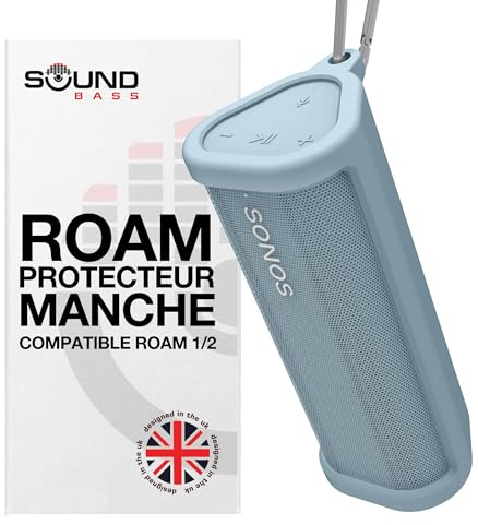 Sound Bass Heavy Duty Protective Carrying Case for Sonos Roam 2 | Blue