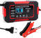 Cargador Baterias Coche 6A 12V Con Pantalla LCD Inteligente, Mantenedor Bateria Con Compensación de Temperatura Para Camión, Moto, Ped, Barco