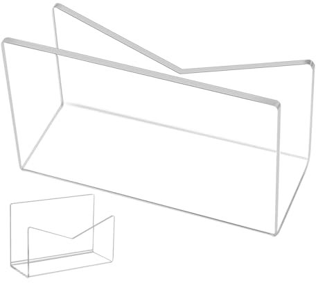 Briefhalter aus Acryl, transparenter Acryl-Briefhalter, Aktenhalter, Schreibtisch-Organizer, Schreibtisch-Visitenkartenhalter, Umschlag-Organizer für Zuhause, Arbeitsplatte, Schreibtisch, Schule