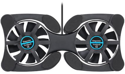 Mini Portable Folding Foldable USB Dual Fan Cooler Cooling Pad for PC Laptop Notebook 7~15