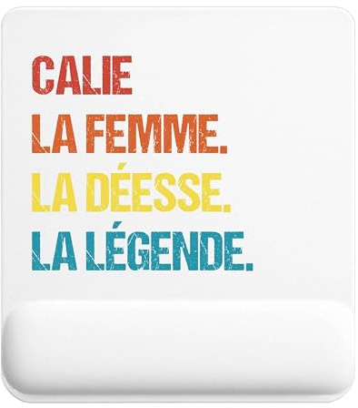 Planetee Tapis de Souris Calie la Déesse la Légende Vintage | Accessoire Bureau Ergonomique - Idéal pour Anniversaire, Collègue, Secret Santa Noël, Fête des Pères et Fête des Mères
