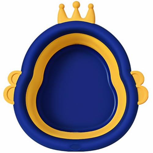 Abaodam Faltbares Babywaschbecken aus Stabilem Pp mit Großer Kapazität und Niedlichem Cartoon Design Leicht und Kompakt für Babys und Kleinkinder