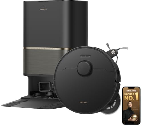 dreame L50s Pro Ultra Robot Vacuum and Mop with 100°C Mop Self-Cleaning | 30,000Pa Suction Power, Corner-to-Edge Deep Cleaning, 100% Detangling DuoBrush, 4cm Obstacle Crossing, AI Obstacle Avoidance