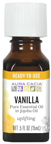 Aura Cacia Essential Oil, Uplifting Vanilla, 0.5 Fluid Ounce
