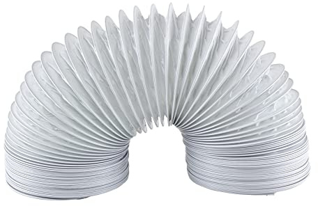80mm / 3m Tuyau de Évacuation pour Climatisation, Sèche-linge, Hotte - Tuyau Flexible en PVC