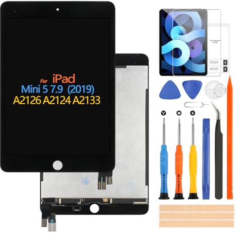 ARSSLY Für iPad Mini 5 7.9 LCD-Display für iPad 2019 A2126 A2124 A2133 Display Digitizer Touchscreen Assembly mit Werkzeugen